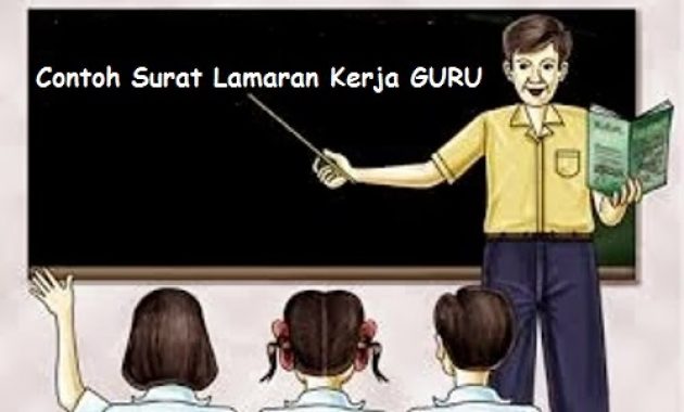 contoh surat lamaran pekerjaan posisi guru dalam bahasa inggris