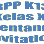 RPP Kurikulum 2013 Kelas XI tentang Invitation