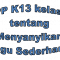 Contoh RPP Bahasa Inggris K13 kelas 7 SMP atau MTs